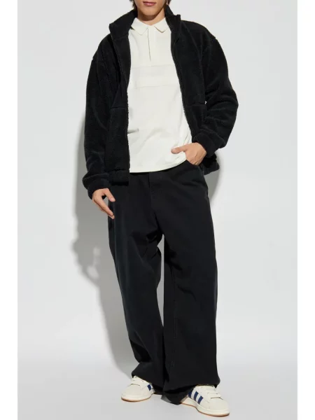 Sneakersy Adidas Campus ocieplane o krotszym kroju polarowe czarne