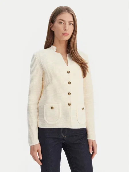 Luisa Spagnoli Cardigan Maranta Écru