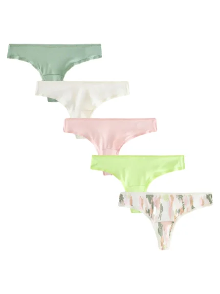 Next Tanga pielii / verde măr / verde pin / roz / lână alb