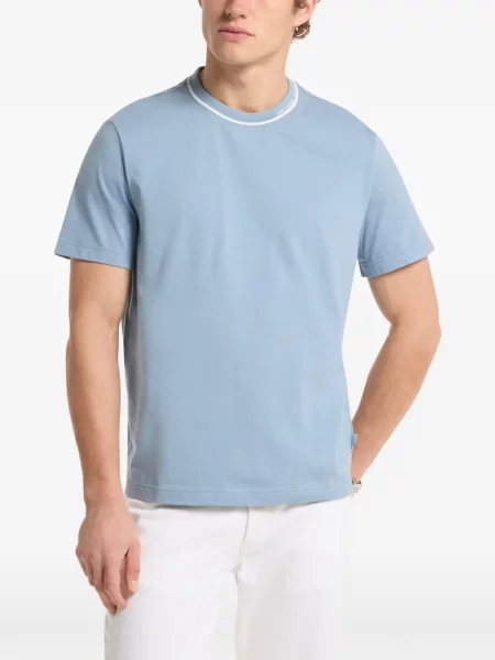 Tricou Michael Kors cu autograf albastru