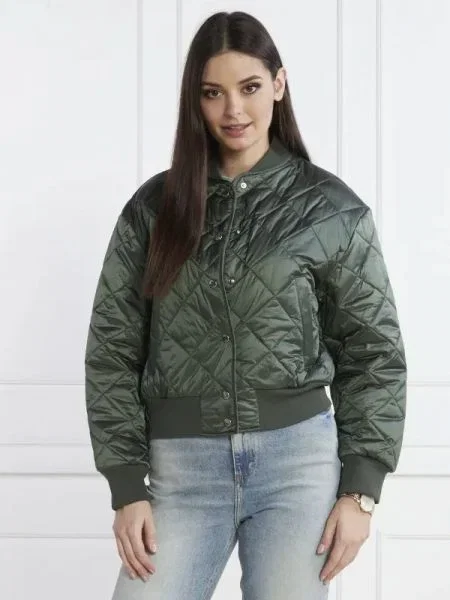 BOSS ORANGE Geacă bomber Pomada verde