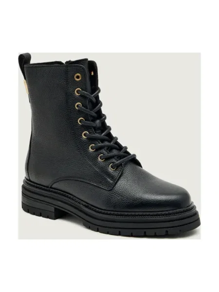 Tommy Hilfiger De piele botine negru
