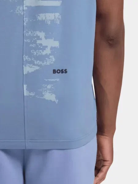 Футболка Boss блакитна
