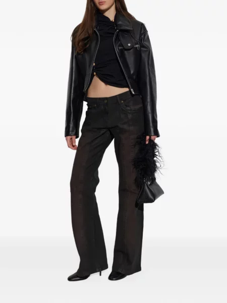 Top Cult Gaia tricotate negru