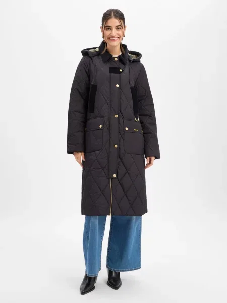 Barbour Płaszcz pikowany Kobiety 34 czarny