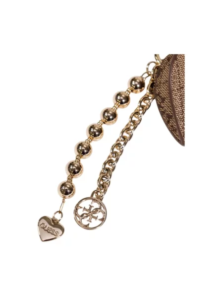 Torebka Guess w serca brązowa