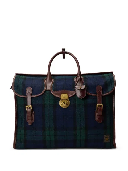 Mănuși Polo Ralph Lauren din piele de căprioară cu șireturi cu vârf închis albastru