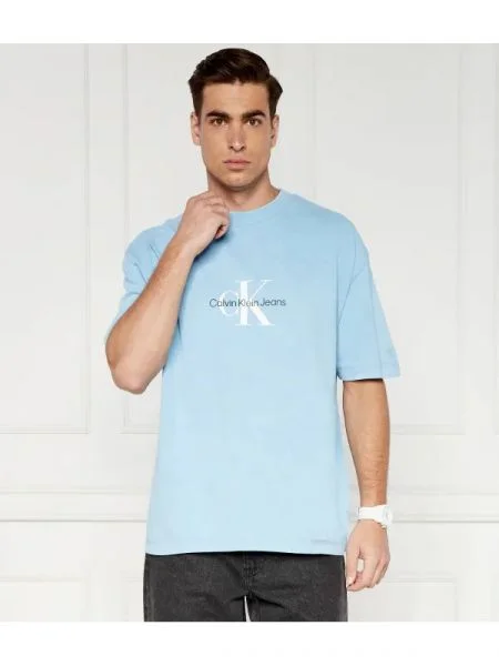 CALVIN KLEIN JEANS Tricou ARCHIVAL MONOLOGO albastru