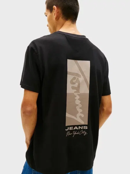 Футболка Tommy Jeans чорна