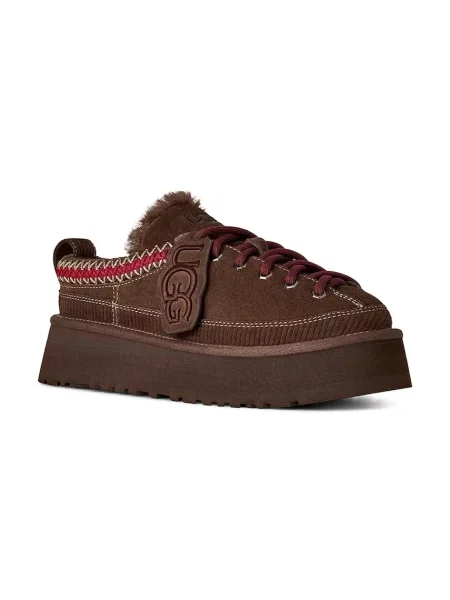 UGG капці замшеві W Heritage Lace-Up Slipper