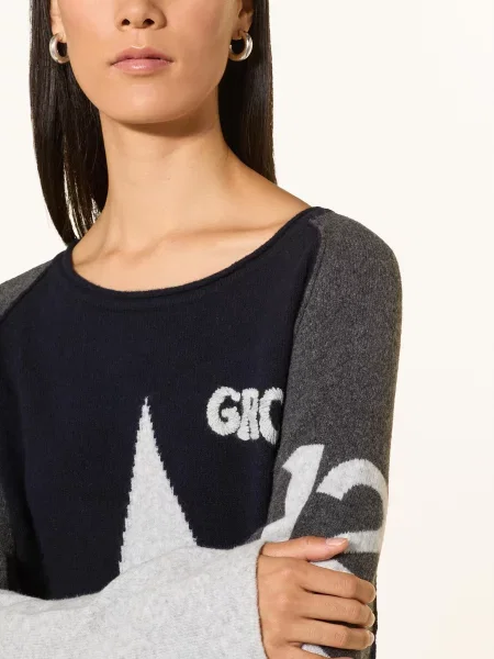 Grace Oversized Svetr tmavě modrá