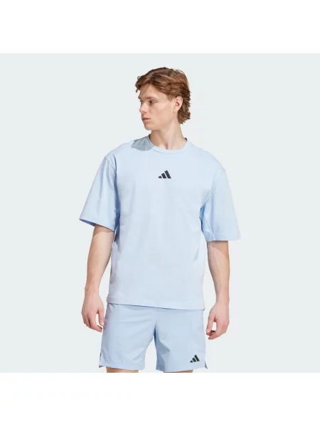 ADIDAS PERFORMANCE Funkční tričko Power světlemodrá černá