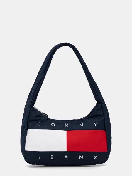 Tommy Jeans Geantă de umăr bleumarin / roșu alb