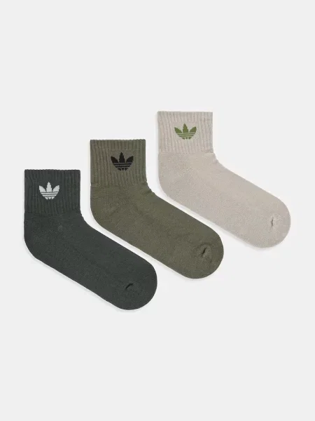 Носки Adidas Originals зеленые