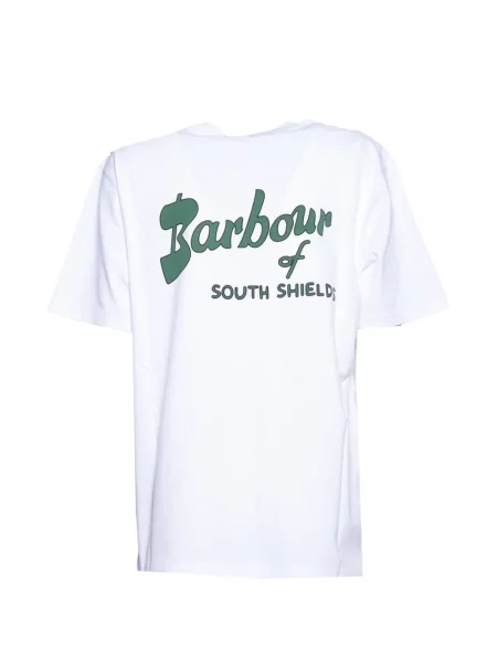 Tricou Barbour cu imagine alb