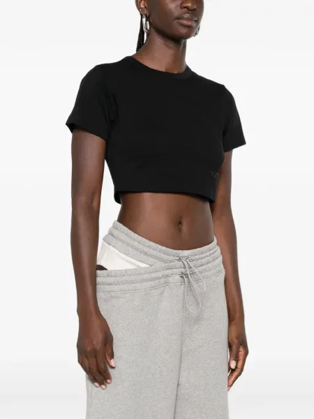 Decupat tricou The Attico negru
