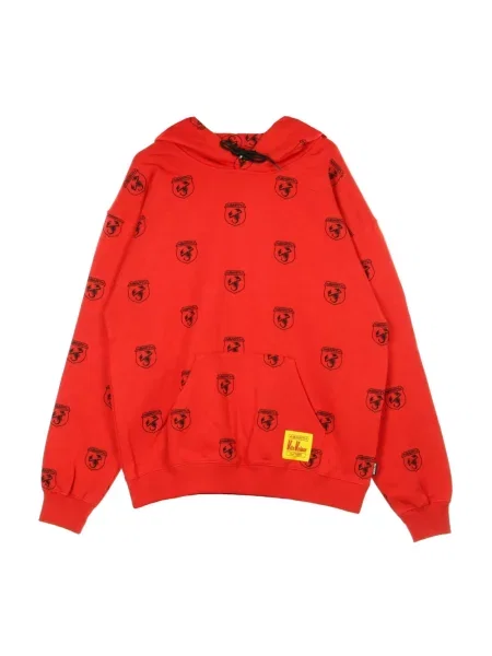 Bluza z kapturem Iuter z kapturem czerwona