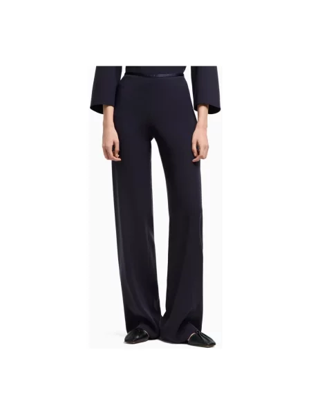 Spodnie Emporio Armani niebieskie