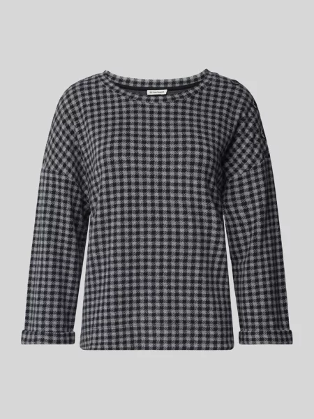 Bluza o kroju regular fit z rękawem o dł. i guzikiem Tom Tailor