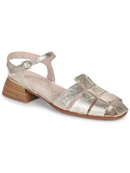 Pantofi Wonders auriu