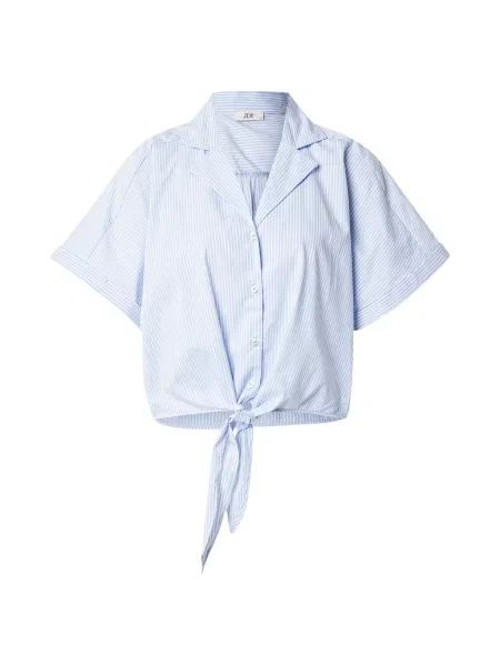 JDY Bluză JDYMIO albastru deschis alb