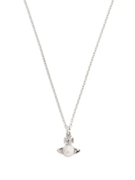 Pandantiv Vivienne Westwood cu perle argintiu