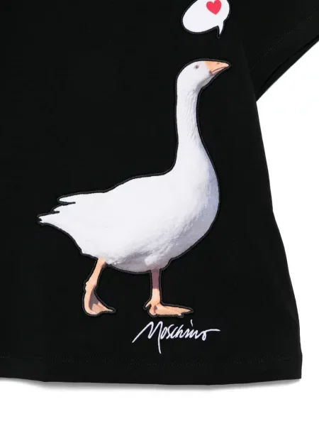 Koszulka dziecięca Moschino czarna