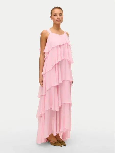 Vero Moda Rochie de seară Felicia roz