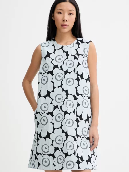 Marimekko rochie de vară cu albastru