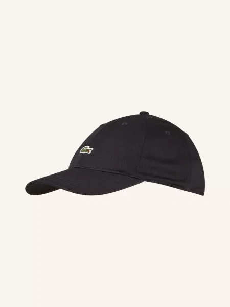 Lacoste czapka z daszkiem z aplikacją czarny