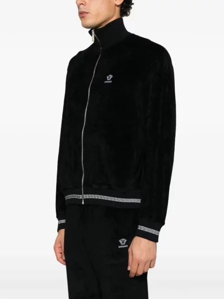 Hanorac cu fermoar Versace negru