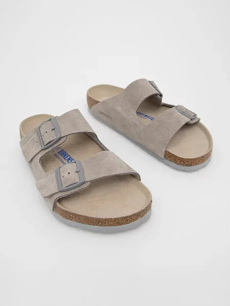 Birkenstock Замшеві шльопанці Birkenstock