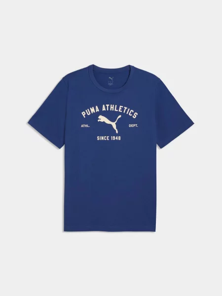 Футболка PUMA Class Graphic Tee комбінований верх синій