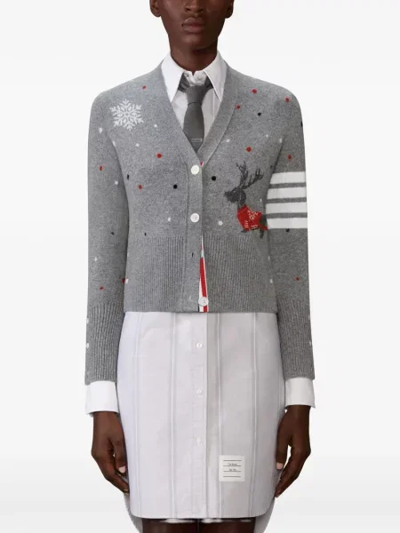 Cardigan Thom Browne gri