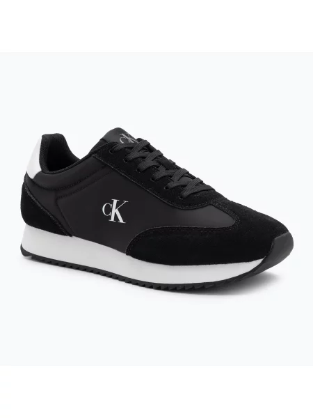Buty Calvin Klein Caleup Mg Mix Black/Bright white czarne
