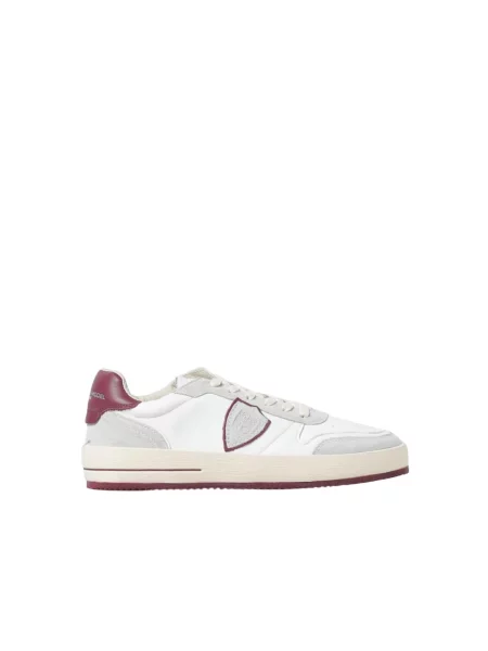 Buty do tenisa Philippe Model zamszowe do tenisa białe