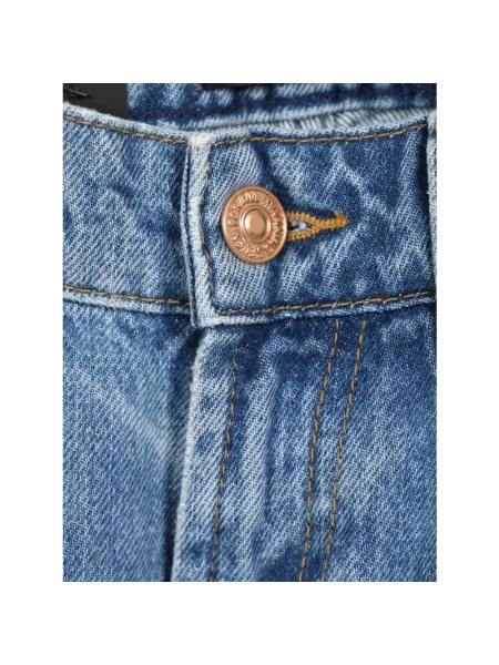 Jeansy straight leg 7 For All Mankind niebieskie