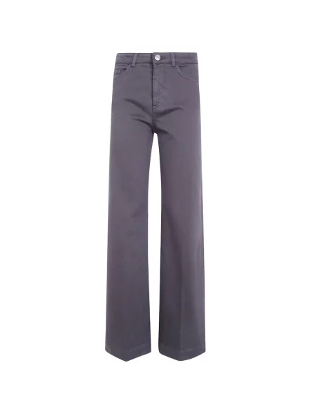 Blugi drepți Seventy cu 5 buzunare maro