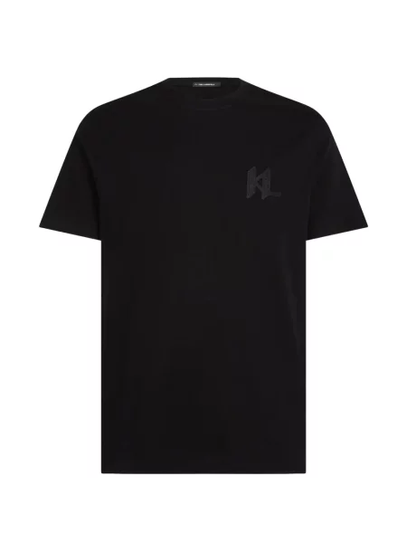 Tricou Karl Lagerfeld de lână negru