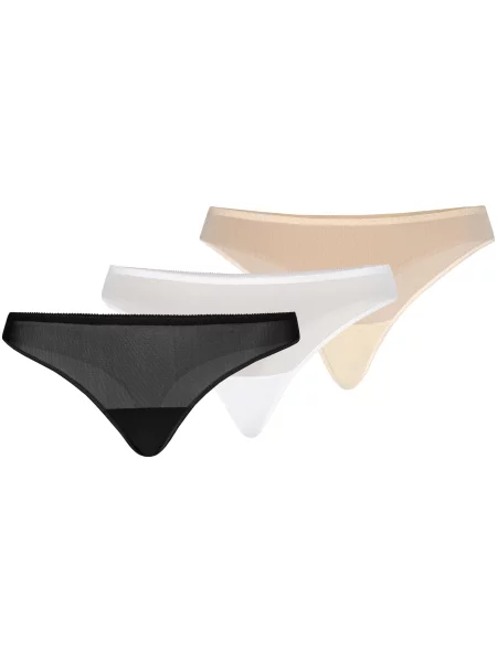 TEYLI Tanga Nikola bej / negru alb