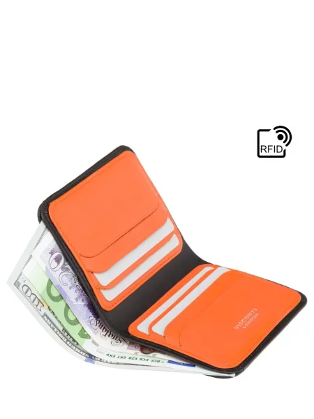 Кожаный кошелек Visconti черный