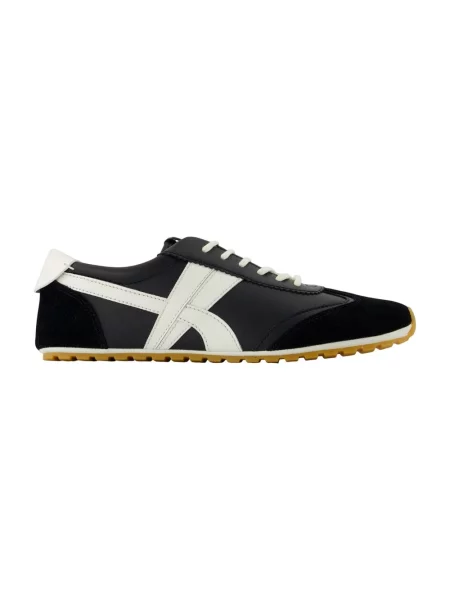 Sneakersy Tory Burch skórzane czarne