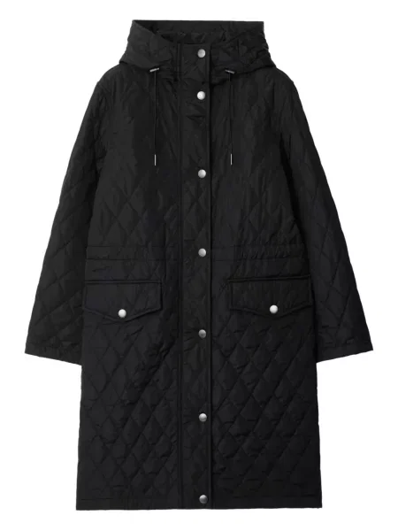 Pikowana parka Burberry czarna