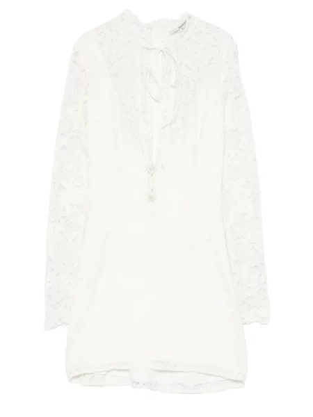 Rochie mini Manuri de costum alb