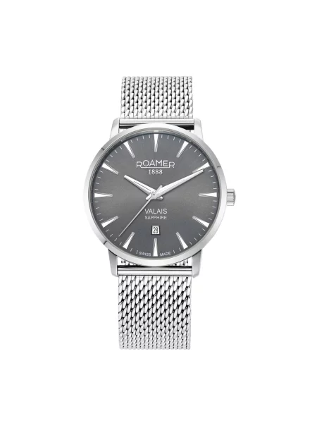 Roamer Analogové hodinky Date watch Valais Gents Interchangeable Box Set' šedá