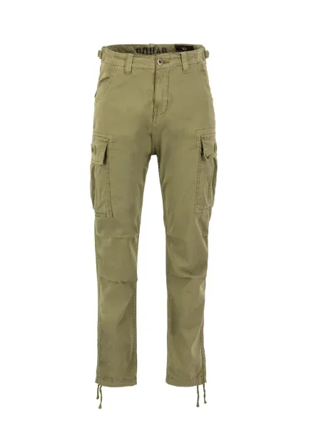 ALPHA INDUSTRIES Pantaloni cu Squad oliv negru