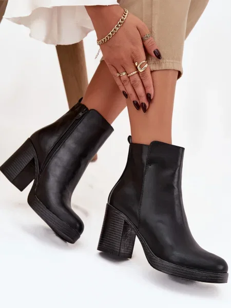 Botine Boto negru