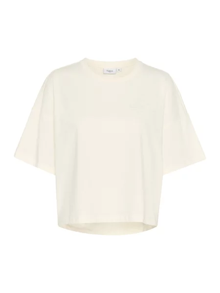 SAINT TROPEZ Tricou Jalinu murdar alb