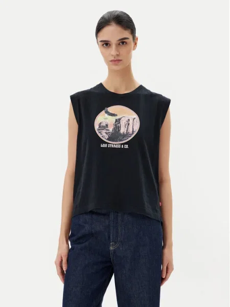 Levi's® Блуза Graphic черен