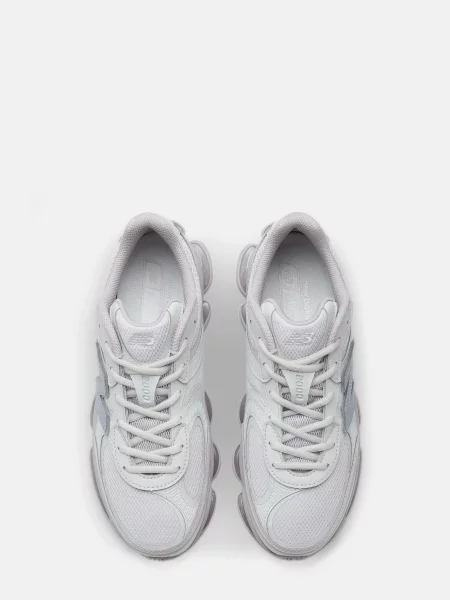 Повседневные кроссовки New Balance с сеткой в сеточку серые